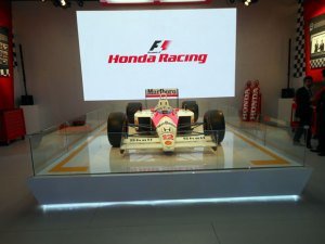 McLaren MP4/4, impulsionado pelo motor Honda 1.5 V6