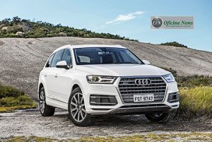 Audi Q7. Emagreceu 325 kg - um piano.