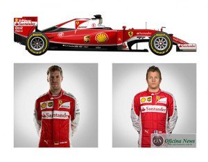 Ferrari SF16-H de Sebastian Vettel e Kimi Räikkönen (F-1.Com)