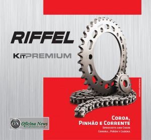 Riffel orienta manutenção do kit relação nas motocicletas