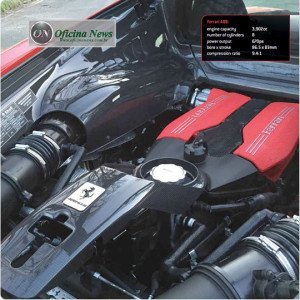 Ferrari 3,9 dois turbos, 670 cv, Motor do Ano