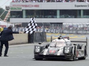 Porsche conseguiu a décima-oitava vitória em Le Mans (Foto Porsche)
