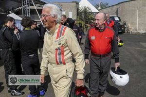 Francisco Lameirão e Angi Munhoz, dois veteranos e apaixonados pelo automobilismo. prestigiaram o lançamento da categoria (Foto Rodrigo Ruiz)