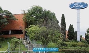 Logo Ford na pioneira instalações em São Bernardo
