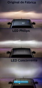Tecnologia LED requer atenção ao ser instalada nos faróis