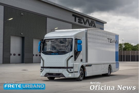 Caminhão elétrico Tevva 7.5t: promete redução no custo da operação