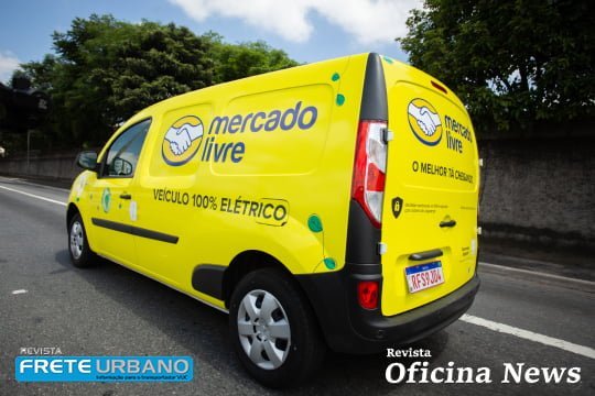 Mercado Livre dobra frota de veículos elétricos em entregas  
