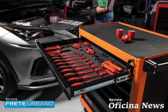Manutenção de carros eletrificados exige ferramentas específicas