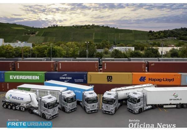 Caminhões a hidrogênio da Daimler Truck completam 225 mil km em testes