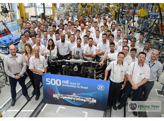 ZF atinge a marca de 500 mil eixos produzidos no Brasil