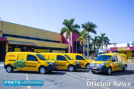 Transportadora DHL faz distribuição com Renault Kangoo elétrico