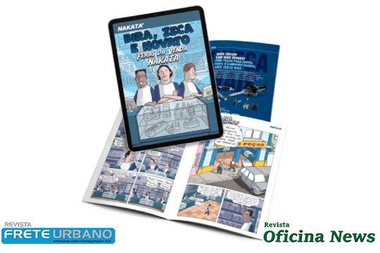 Nakata mostra gibi com dicas de atendimento e vendas