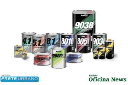 Brasilux lança linha de tintas automotiva para repintura