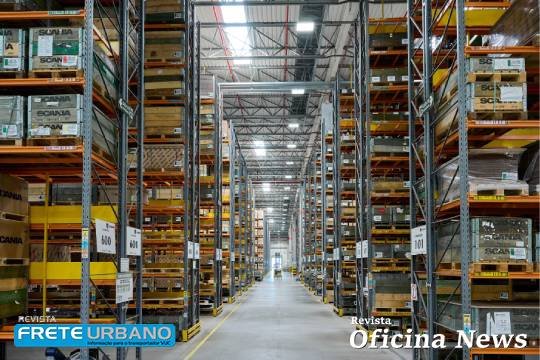 Scania investe em centro logístico para distribuição de peças