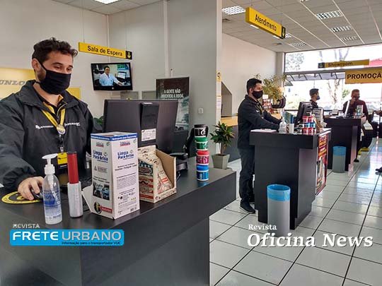 Lojas da Dunlop investem em medidas de proteção e segurança no atendimento