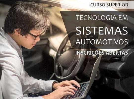 SENAI abre inscrições para curso de sistemas automotivos