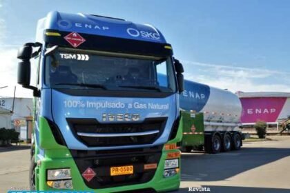 Iveco exporta primeiro caminhão movido a GNV para o Chile