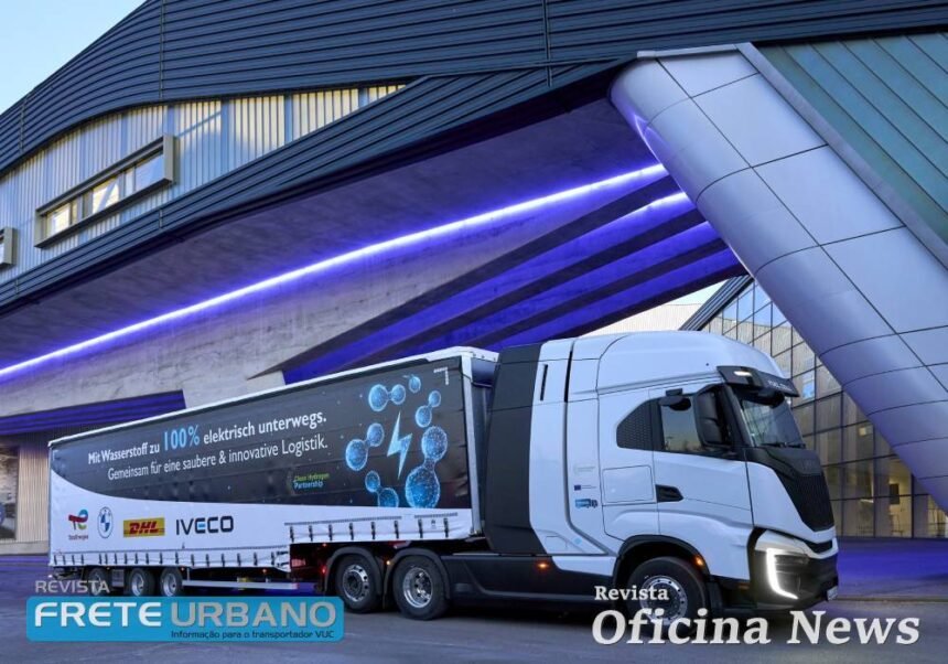 Iveco fornece caminhões S-eWay Fuel-Cell para a BMW para projeto