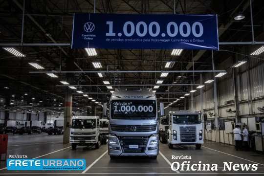 Volkswagen Caminhões e Ônibus registra um milhão de veículos produzidos