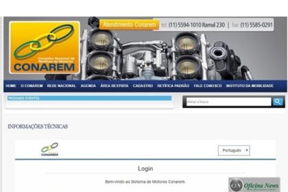 CONAREM apresenta novo site com banco de dados de motores