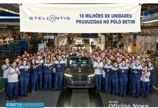 Polo da Stellantis em Betim atinge 18 milhões de veículos produzidos