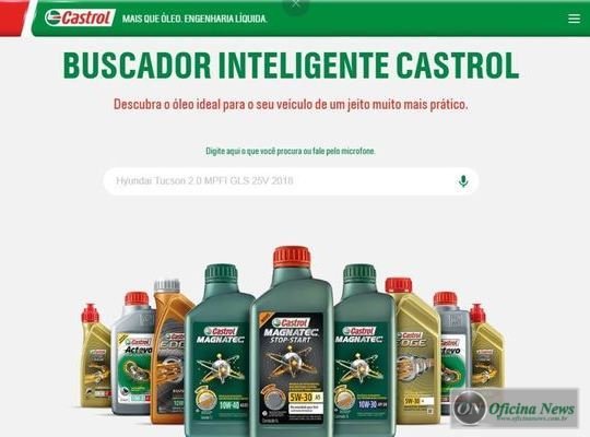 Castrol apresenta o seu novo Buscador de Óleo Inteligente