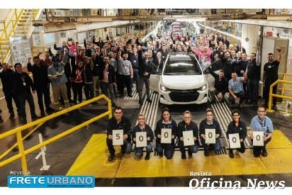 Chevrolet Onix atinge marca 500 mil unidades produzidas em Gravataí