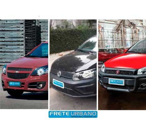 Comparativo Pequenas picapes na distribuição