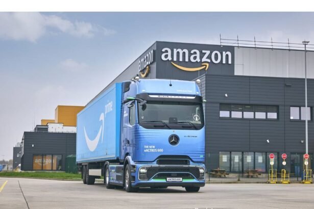 Amazon passa a usar Mercedes-Benz eActros 600 para entregas