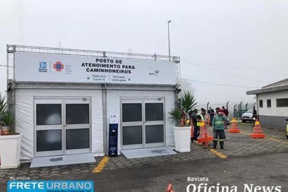 EcoRodovias realiza testes de Covid-19 e vacinas contra gripe em caminhoneiros 