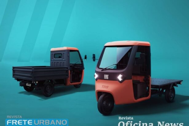 Fiat TRIS é o triciclo elétrico para revolucionar entregas urbanas