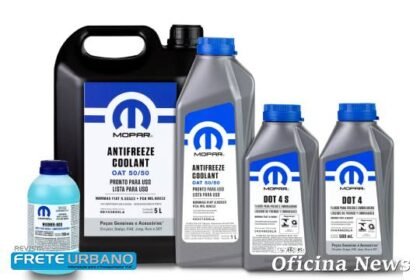 Mopar apresenta novos lubrificantes e fluidos para Fiat e Jeep