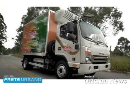 Caminhão 100% elétrico passa a fazer parte da frota da Seara