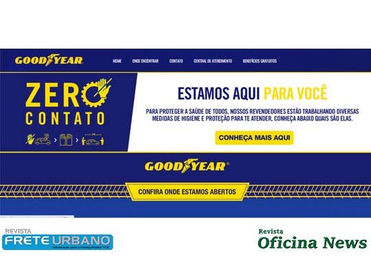Goodyear oferece reparação gratuita de pneus furados