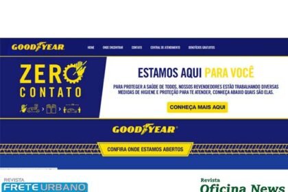 Goodyear oferece reparação gratuita de pneus furados