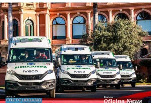 IVECO entrega 26 ambulâncias ao Paraguai e reforça presença regional