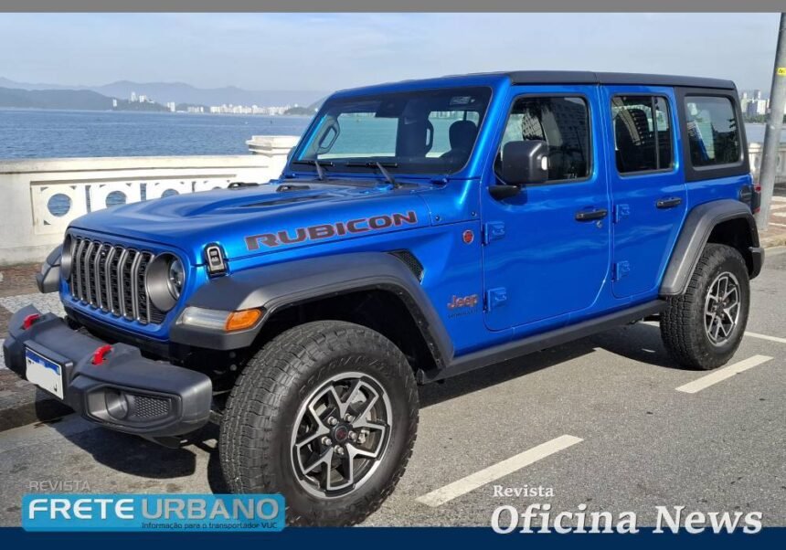 Jeep Wrangler Rubican: aventura com motor Hurricane de 272cv e tração 4x4