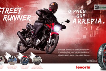 Levorin lança pneu para motos utilitárias com pegada esportiva
