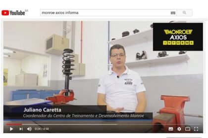Monroe Axios dá dicas sobre o coxim de fixação no YouTube