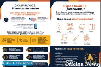 Empresas oferecem orientações e lanches para caminhoneiros