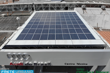 Audi instala painéis solares em seu Centro Técnico
