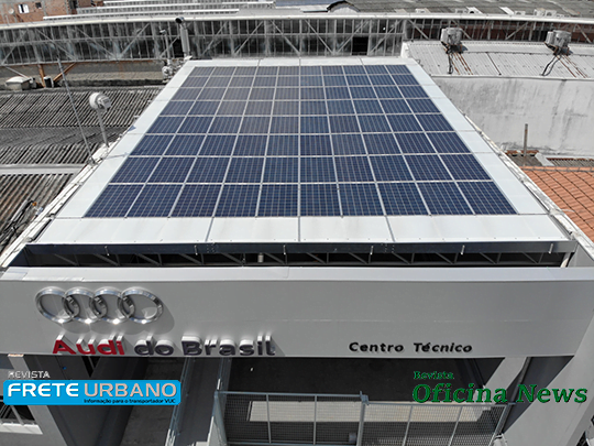 Audi instala painéis solares em seu Centro Técnico