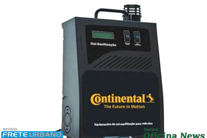 Continental Pneus fornece aparelho para higienizar veículos da saúde