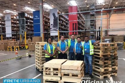 ZF reutiliza pallets nas unidades de Itu e Sorocaba