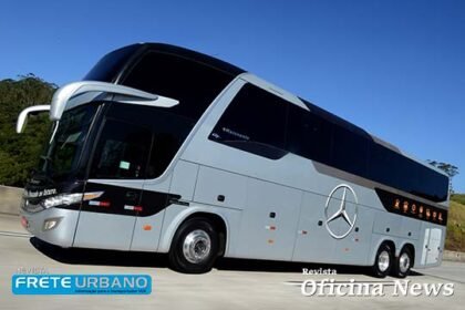oficina news frete urbano - video onibus-mercedes-benz tecnologia diesel