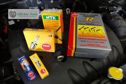 Vela de ignição desgastada influi no motor