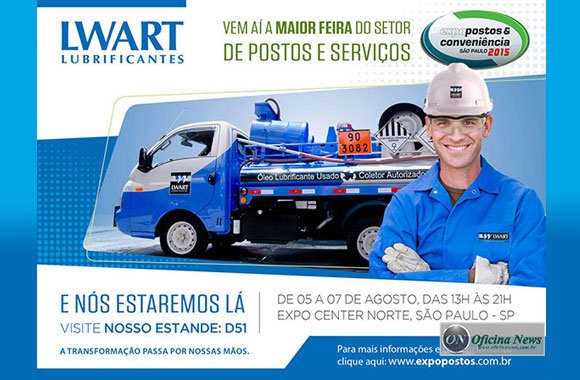 Lwart Lubrificantes participa de feira de postos e conveniência