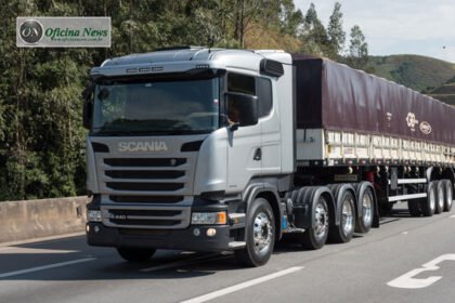 Novo caminhão da Scania tem configuração 8x2