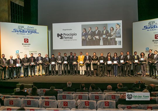 Sindirepa-SP premia os melhores fornecedores na opinião dos reparadores