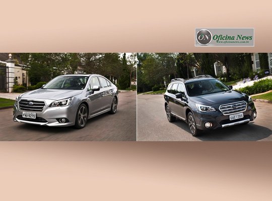Legacy e Outback, novos Subaru